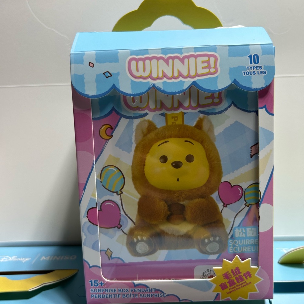Miniso Winnie the Pooh Squirrel Authentic Confirmed Blind Box